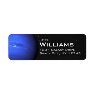 Planet Neptune Solar System Space Return Address Return Address Label