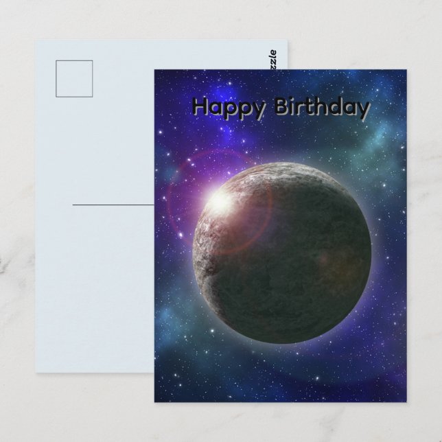 Planet Of Dreams, Birthday Postcard (Front/Back)