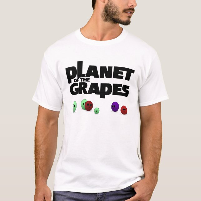 Planet of the Grapes T-Shirt (Front)