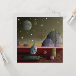 Planet Of The Shapes Flat Card 5.25x5.25