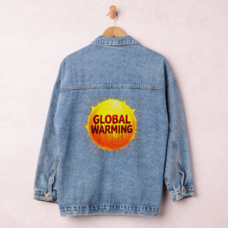 “Planet on Fire: Time to Act” Denim Jacket