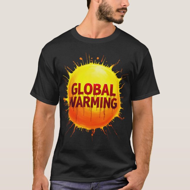 Planet on Fire: Time to Act ”Now Or Never Position T-Shirt (Front)