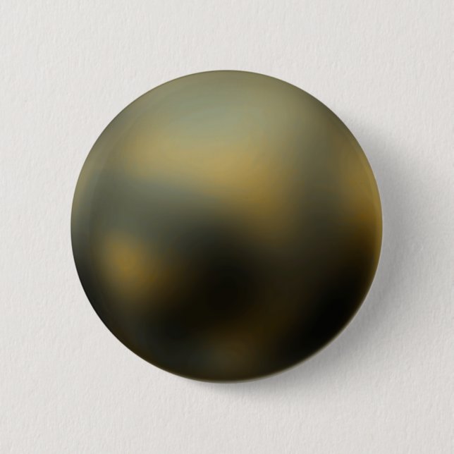 Planet Pluto Button (Front)