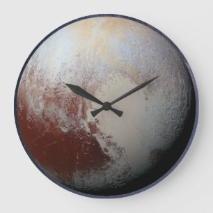 Planet Pluto Large Clock