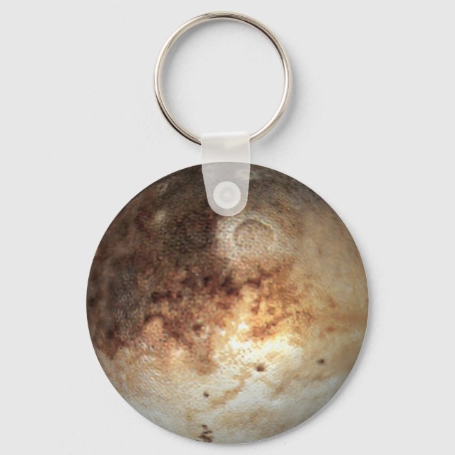 PLANET PLUTO ( solar system) ~ Key Ring (Front)