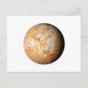 PLANET  PLUTO (solar system) ~~ Postcard