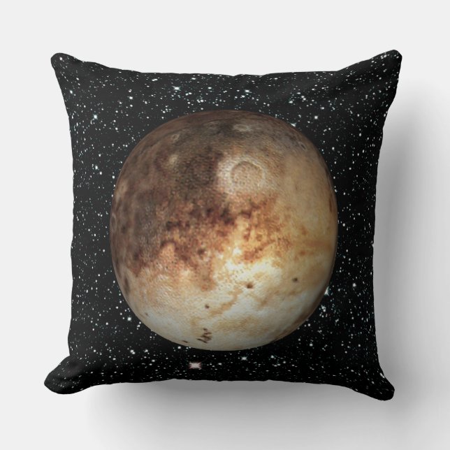 PLANET PLUTO star background ( solar system) ~ Cushion (Front)