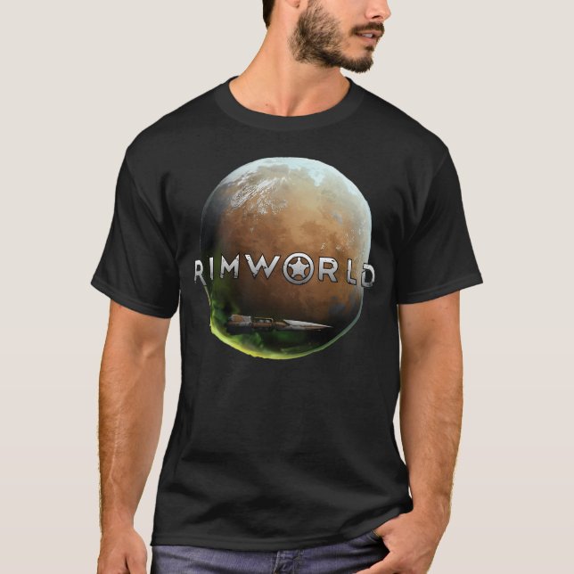 Planet Rimworld T-Shirt (Front)