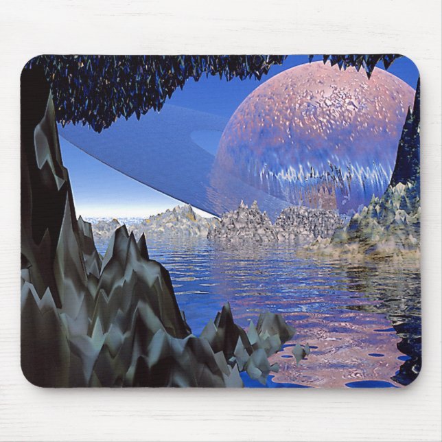 Planet-Rising Mouse Pad (Front)