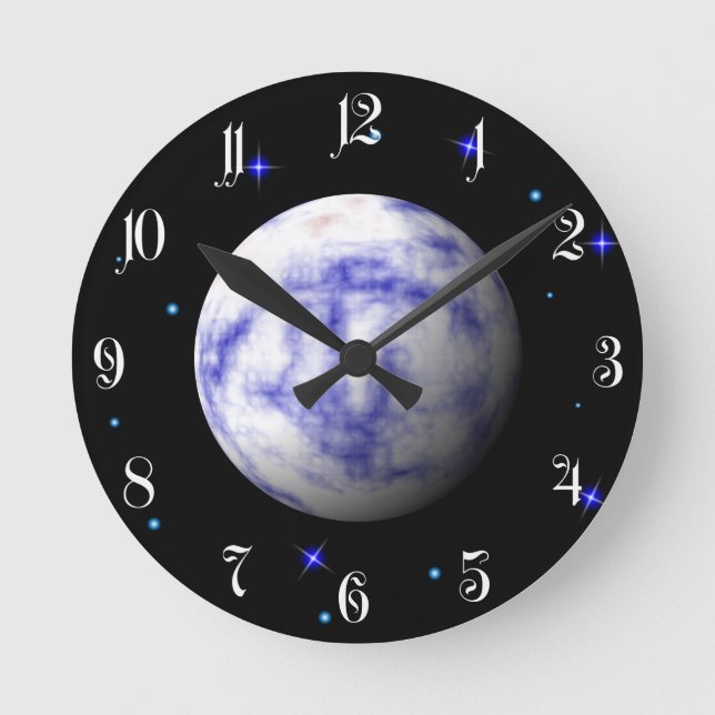 Planet Round Clock (Front)