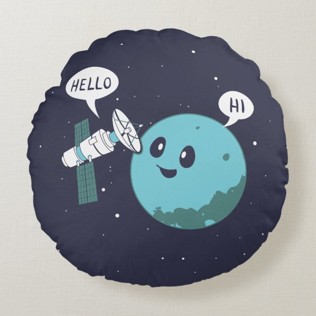 Planet Round Cushion (Front)