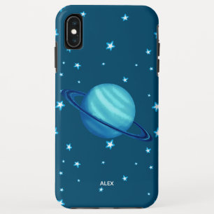 Planet Saturn Cool Space Stars Painting iPhone XS Max Case
