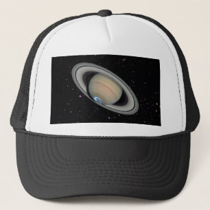 Planet Saturn Starry Sky Trucker Hat