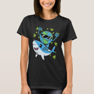 Planet Shark Earth Day Environmental Animal Conser T-Shirt