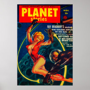 Planet Stories Magazine Cover 2 Poster