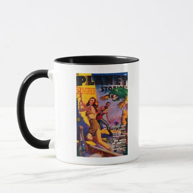 Planet Stories Magazine Cover 5 Mug (Left)
