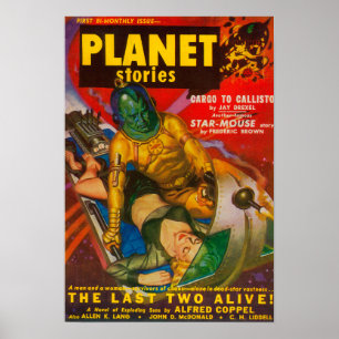 Planet Stories Magazine Cover 6 Poster
