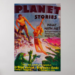 Planet Stories Magazine Cover 8 Poster