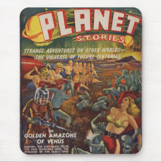 Planet Stories SF Pulp 1st Issue Mouse Pad