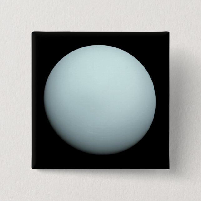 Planet Uranus 15 Cm Square Badge (Front)