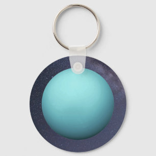Planet Uranus Key Ring