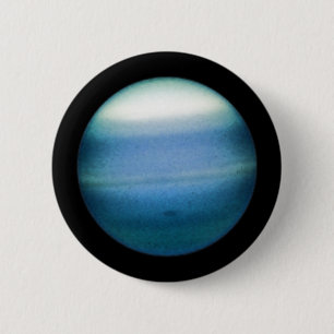 PLANET URANUS natural (solar system) ~ 6 Cm Round Badge