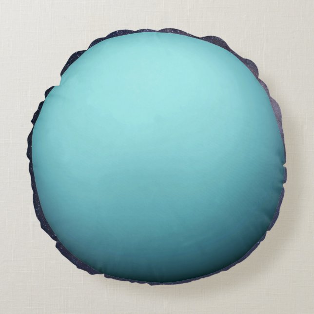 Planet Uranus Round Cushion (Front)