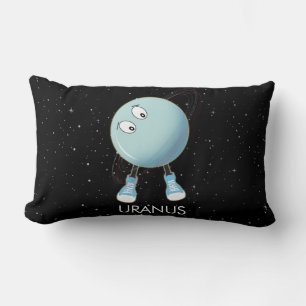 Planet Uranus & Stars Lumbar Cushion