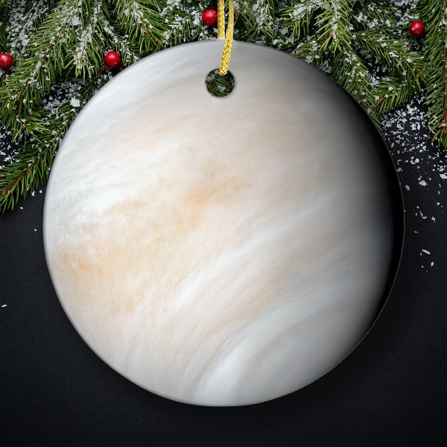 Planet Venus Christmas Tree Ceramic Ornament (Creator Uploaded)