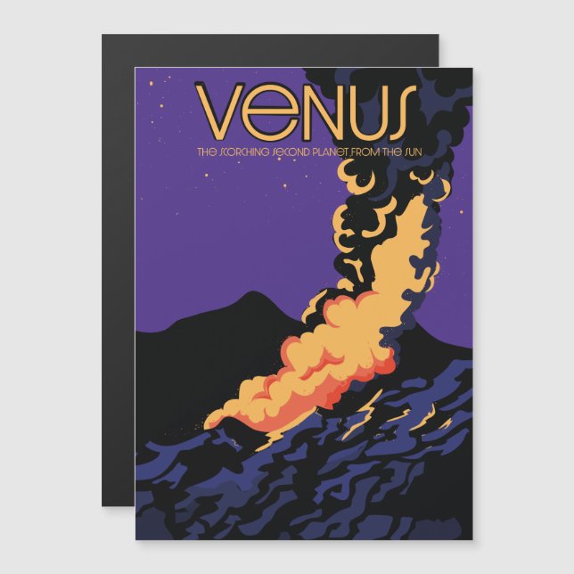 Planet Venus space art (Front/Back)