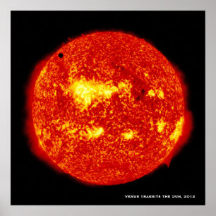 Planet Venus Transits the Sun, Hi-Res 2012 Poster