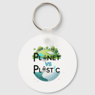 Planet Vs Plastic Earth Day Earth Day Key Ring