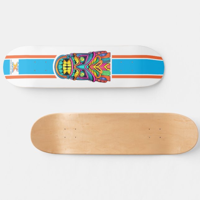Planet X Tiki King 01 Skateboard (Horz)