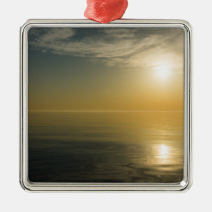 Planetarium Sunrise Metal Ornament