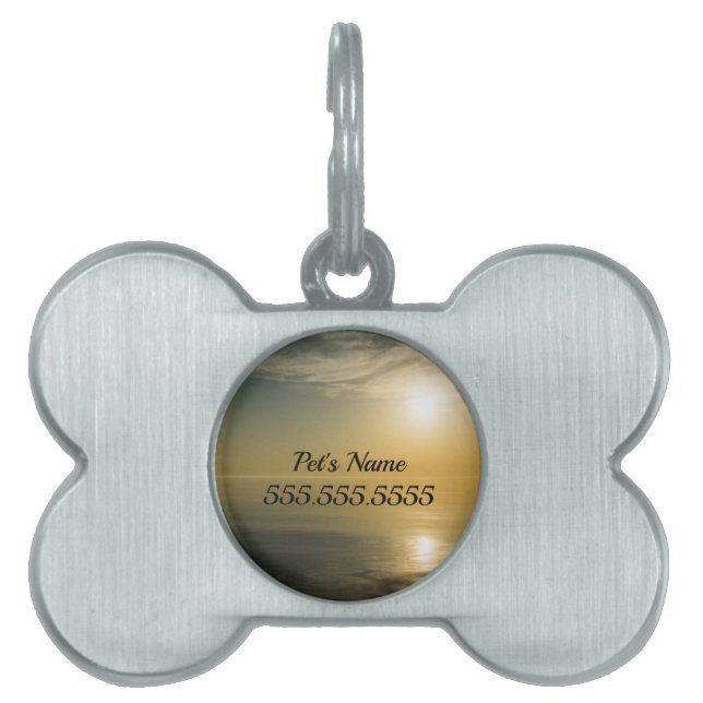 Planetarium Sunrise Pet ID Tag (Front)