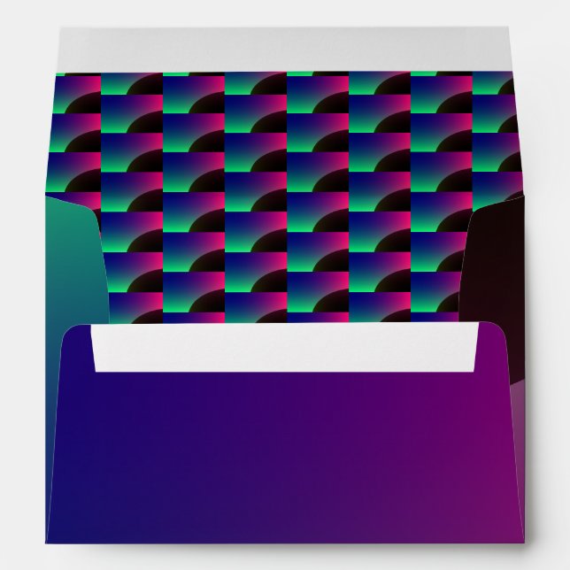 Planetary Aurora Patterned Envelope (Back (Bottom))