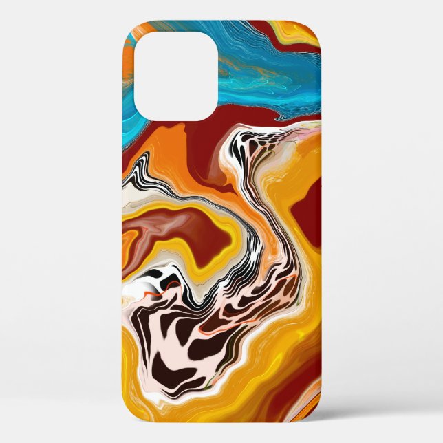 Planetary Bliss Fluid Digital Art   Case-Mate iPhone Case (Back)
