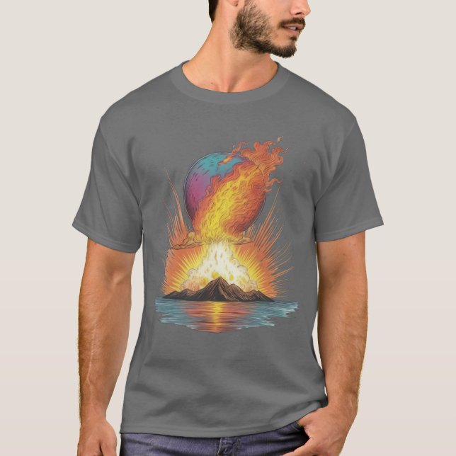 Planetary Eruption T-Shirt (Front)