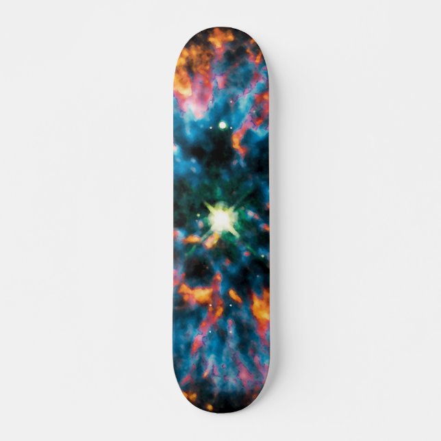 Planetary Nebula NGC 6751 Hubble Space Photo Skateboard (Front)