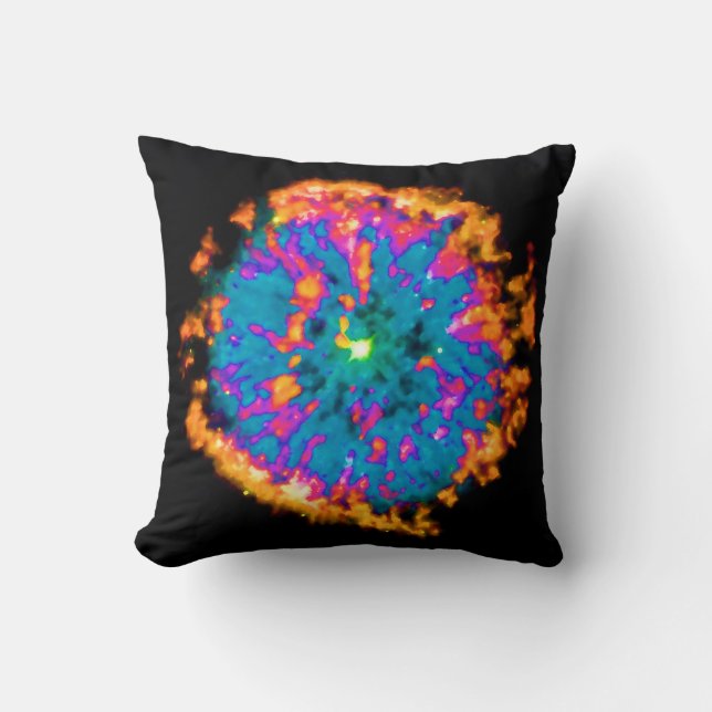 Planetary Nebula NGC 6751 Pop Art Psychedelic Cushion (Front)