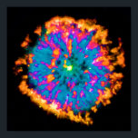 Planetary Nebula NGC 6751 Pop Art Psychedelic Poster<br><div class="desc">NASA's Hubble telescope has spied a giant celestial 'eye', known as planetary nebula NGC 6751, Glowing in the constellation Aquila, the nebula is a cloud of gas ejected several thousand years ago from the hot star visible in its centre. The star's loss of its outer gaseous layers exposes the hot...</div>