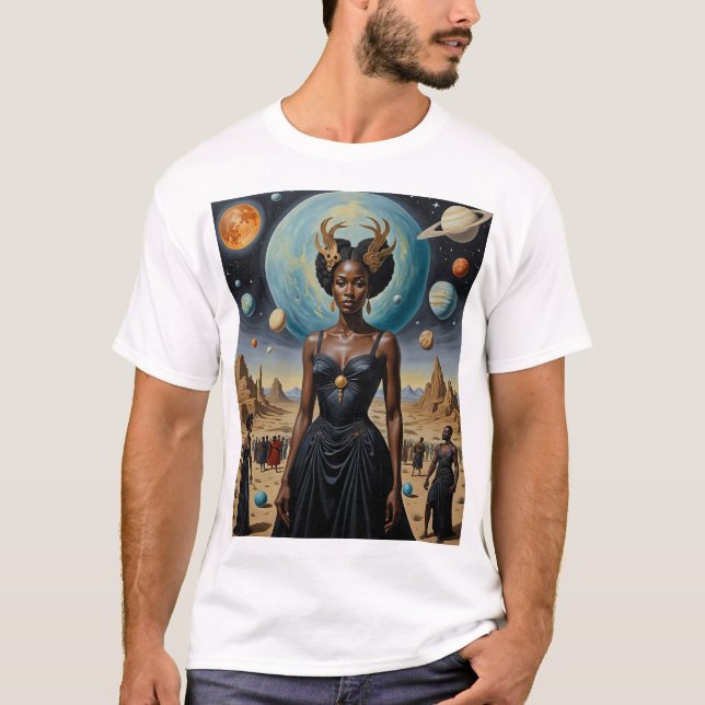 Planetary Queen Cosmic Royalty Shirt (Front)