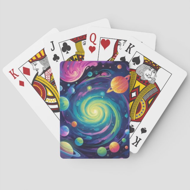 Planetary Spin Playing Cards  (Back)