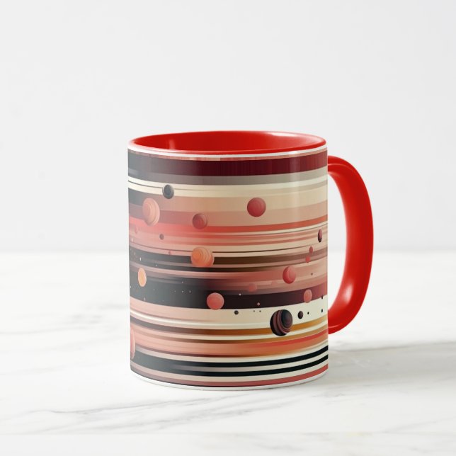 Planetary system. It uses modern design elements   Mug (Front Right)