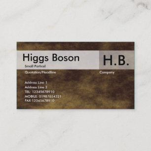 Planetary Terrain Business Card