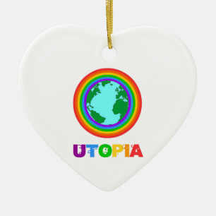 Planète Utopia Ceramic Ornament