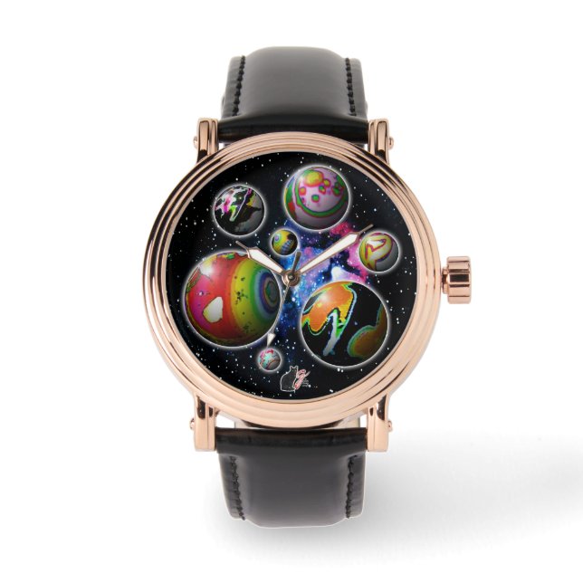 Planetoids Men\s Watch (Front)