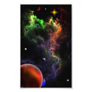Planetoids - Nebula Cluster V Photo Enlargement Print