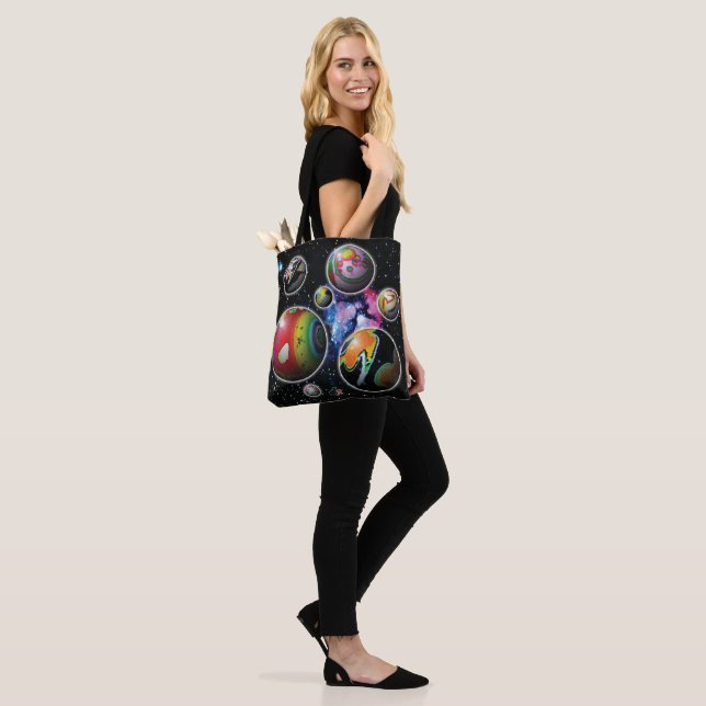 Planetoids Tote Bag (On Model)