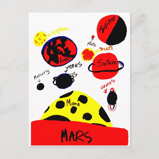 planets 01 postcard (Front)
